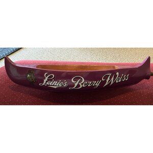 Leinenkugels Leinie's Berry Weiss Beer Tap Handle 13 Inch Tall Wood Canoe Berry